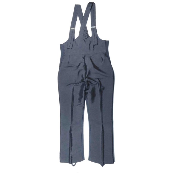 Vintage Mr D Black Stretch Ski Bib Nylon Acrylic Lycra Pants Mens‎ Size 36 Reg - Picture 5 of 13